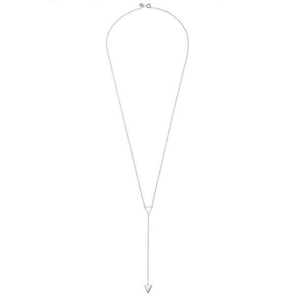 Gorjana Jewelry - Gorjana Silver Triangle Lariat Necklace NWT